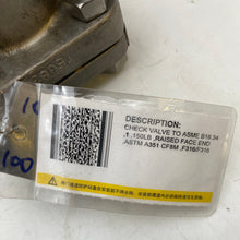 Load image into Gallery viewer, Neway 10432922 1SDC1R 1&quot; Class 150 Check Valve (No Box)