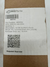 Load image into Gallery viewer, PTI Technologies 7583216 / 6895554 Filter Element, Fluid, *Lot of (2) Filters (Open Box)