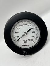 Load image into Gallery viewer, Marsh Bellofram H6072 Pressure Gauge, 4.5 QUAL-B, 1/4 NPT, 0-1000 PSI (Open Box)