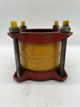 Load image into Gallery viewer, Romac Style 511 Coupling w/ Ductile Iron Center Rings, 4&quot; Pipe Size, 4.5&quot; O.D. Red (No Box)