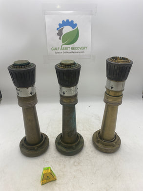 Brass Fire Hose Nozzle Fog Stream Tip *Lot of (1)* (Used)