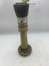 Load image into Gallery viewer, Brass Fire Hose Nozzle Fog Stream Tip *Lot of (1)* (Used)