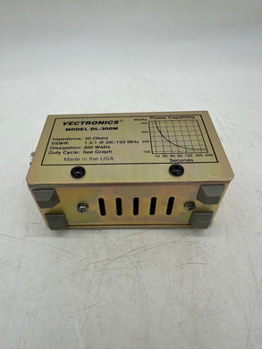 Vectronics DL-300M Dummy Load, 50 Ohms, DC-150 MHz, 300 Watts (No Box)