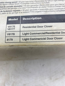 Stanley S820-282/8179 Light Commercial Door Closure (Open Box)