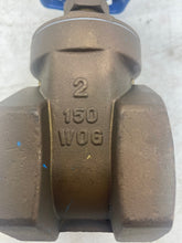 Load image into Gallery viewer, Foset 2&quot; Brass Gate Valve, Threaded, 150 WOG, *Lot of (6)* (No Box)