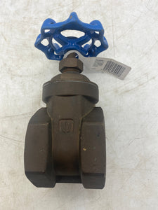 Foset 2" Brass Gate Valve, Threaded, 150 WOG, *Lot of (6)* (No Box)