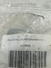 Load image into Gallery viewer, Grainger 5P835 45Deg Elbow, 1"x1”NPT, Class 150, Mall Iron *Lot of (4)* (New)