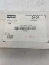 Load image into Gallery viewer, Parker 12-12-12 FT-SS, 3/4&quot; Tee, FNPT *Box of (2)* (New)