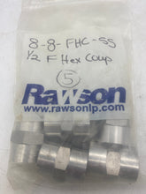 Load image into Gallery viewer, Parker 8-8 FHC-SS Female Hex Coupling, 1/2&quot; FNPT x 1/2&quot; FNPT, 316SS *Lot of (10)* (No Box)