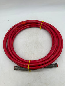 Airless Paint Spray Hose Assembly, 25' L x 1/4" ID, Red (No Box)
