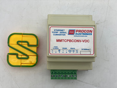Procon MMTCPBCONV-TCP/RS232(RS485) Ethernet Serial Converter (Used)