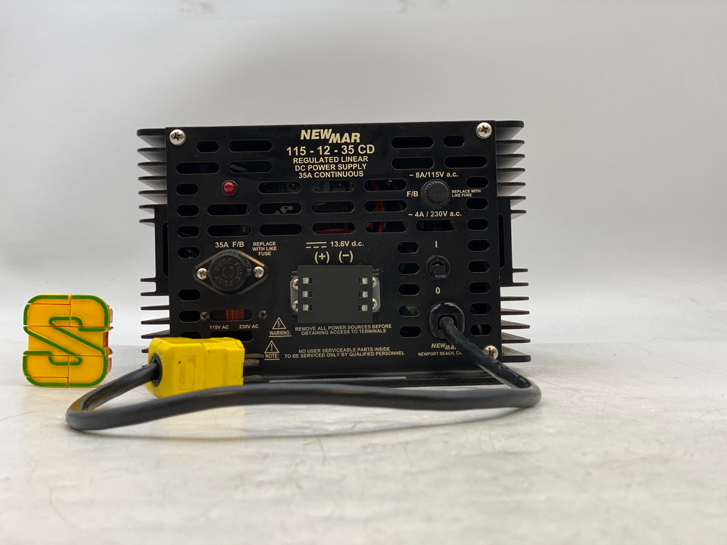 NewMar 400-1054-0 115-12-35CD Power Supply, 13.6VDC 35A (Used)