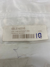Load image into Gallery viewer, Parker 6BLEN6-316, A-LOK Tube Cap, 3/8&quot; Tube OD, 316SS, *Lot of (10)* (No Box)