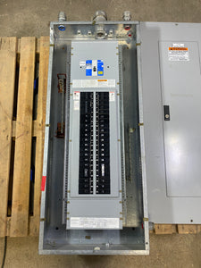 Cutler-Hammer PRL1A 150A Panel w/ ED3150 150A Main w/ (34) Breakers (Used)
