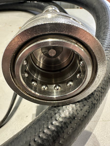 Parker 451TC-16 Tough Cover 16’L Hose, 1” HNV-SS316-16-16C-NPT-V Quick Coupling x 1” FJIC (Used)
