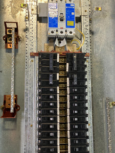 Cutler-Hammer PRL1A 150A Panel w/ ED3150 150A Main w/ (36) Breakers (Used)