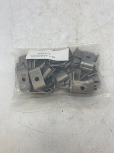Channel Track SS50YC2 Yoke Clamp, 1/2" Tube, 50/Bag *Lot of (100) Clamps* (New)