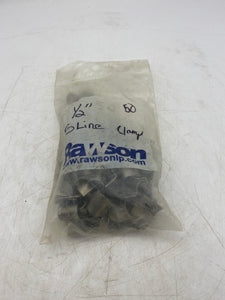 Channel Track SCL50SS Single Line Clamp 1/2" Tube 316SS 50/Bag *Lot of (1550) Clamps* (New)