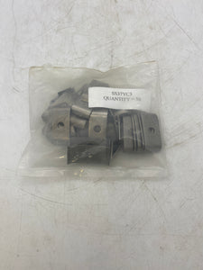 Channel Track SS37YC3 Yoke Clamp, 3/8" Tube 316SS 50/Bag *Lot of (1950) Clamps* (New)
