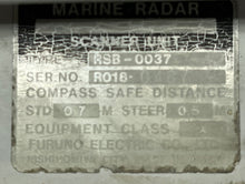 Load image into Gallery viewer, Furuno RSB-0037 Marine Radar Antenna Base w/ RTR-023 10kW Transceiver (Used)