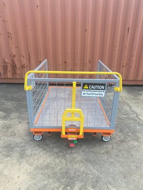 National Cart 8000857 HIC-4772-CR (Crown) Towable Order Picker Cart w/ AL Deck (Used)