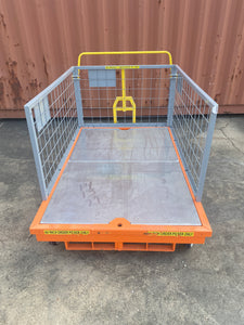 National Cart 8000857 HIC-4772-CR (Crown) Towable Order Picker Cart w/ AL Deck (Used)
