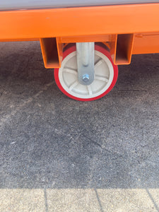 National Cart 8000857 HIC-4772-CR (Crown) Towable Order Picker Cart w/ AL Deck (Used)