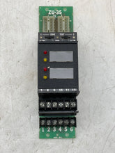 Load image into Gallery viewer, Siemens Cerberus Pyrotronics 500-885420 ZU-35TS Dual Zone Module Test Switch (Used)