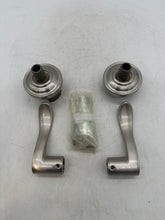 Load image into Gallery viewer, Baldwin 5255.150.FD Wave Style Full Dummy Door Lever Set, Satin Nickel (New)