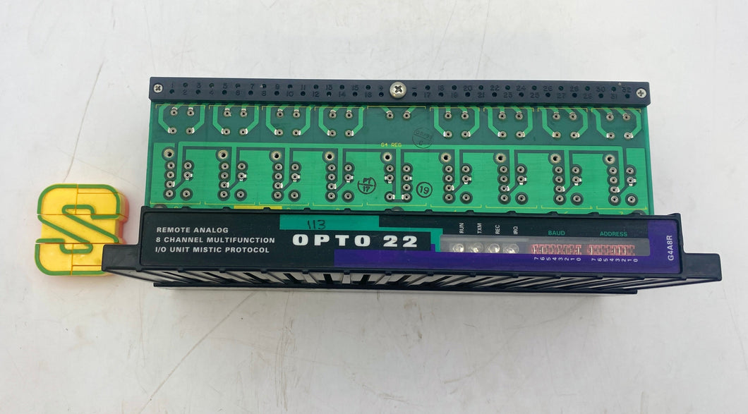 Opto 22 G4A8R Remote Analog 8-channel I/O Module Unit Mistic Protocol (Used)