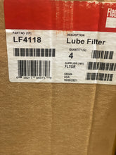 Load image into Gallery viewer, Fleetguard LF4118 Lube Filter, *Box of (4) Filters* (Open Box)
