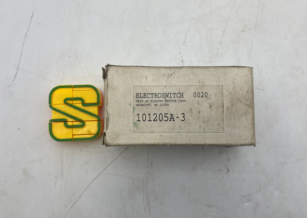 Electroswitch 101205A-3 0020  Series 101 Rotary Switch (New)