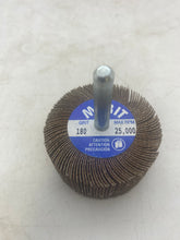 Load image into Gallery viewer, Merit 08834131516 3DU90 Flap Wheel, 180 Grit, 5pc/Box, *Lot of (3) Boxes* (Open Box)