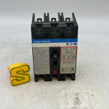 Load image into Gallery viewer, Eaton Cutler-Hammer FH360015A Circuit Breaker, 15A, 3P, 600VAC (Used)
