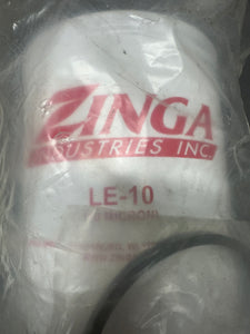 Zinga Industries LE-10 Filter Element, 10 Micron *Lot of (2) Filters* (No Box)
