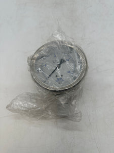 PIC 301L-402H Pressure Gauge 0-300 PSI Liq Filled 4" Dial 1/2" NPT Btm Mount (New)