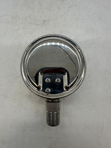 PIC 301L-402H Pressure Gauge 0-300 PSI Liq Filled 4" Dial 1/2" NPT Btm Mount (New)