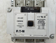 Load image into Gallery viewer, Eaton C825KN9A Definite Purpose Contactor w/ 120V Coil, 200A, 3P (Used)