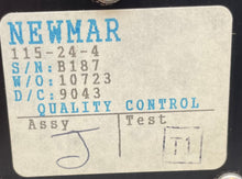 Load image into Gallery viewer, NewMar 115-24-4 Regulated Linear DC Power Supply, 24VDC 10A (Used)
