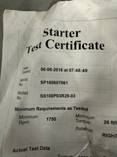 Load image into Gallery viewer, Ingersoll Rand SS100P03R29-03 Air Starter, Right Hand (Open Box)