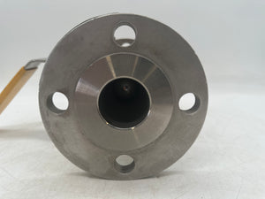 Warren 5156 B16.34 1-1/2" Flanged Ball Valve, CF8M 316 SS (New)