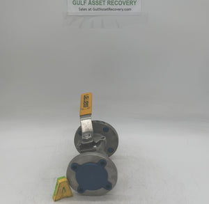 Warren 5156 B16.34 1-1/2" Flanged Ball Valve, CF8M 316 SS (New)