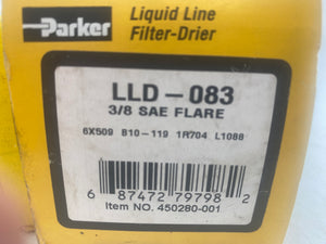 Parker (1) 082 (2) 083 (1) LLD-083 Liquid Line Filter-Drier, *Lot of (4)* (Open Box)