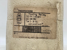 Load image into Gallery viewer, Agastat 7022AHC696 Tyco 1-1423162-3 Timing Relay 3-30 Minutes 120VAC 60 Hz. Coil (New)