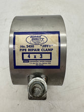 Load image into Gallery viewer, Dover Norris No. 2450 JIFFY Pipe Repair Clamp, 4&quot;D X 3&quot;L, SS, EPDM (No Box)