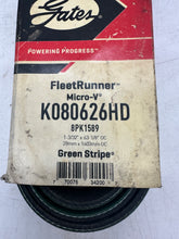 Load image into Gallery viewer, Gates K080626HD FleetRunner Micro-V Belt (New)