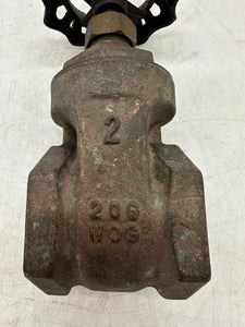 BBC 2" Brass Gate Valve, 200 WOG (No Box)
