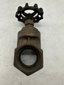 BBC 2" Brass Gate Valve, 200 WOG (No Box)