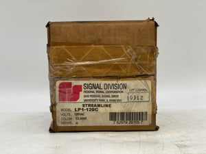 Federal Signal LP1-120C LP1 Streamline Clear Mini Light Unit 120VAC (Open Box)