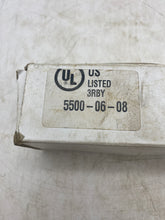 Load image into Gallery viewer, Parker Refrigeration 5500-06-08 Self Sealing Brass Coupling, 3/8" ODF (Open Box)